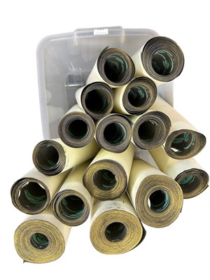 Lot 1454 - Three full rolls of Zuber & Cie wallpaper collection irisé soie reference 10540. With fourteen part rolls (17)