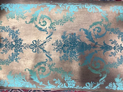 Lot 1454 - Three full rolls of Zuber & Cie wallpaper collection irisé soie reference 10540. With fourteen part rolls (17)