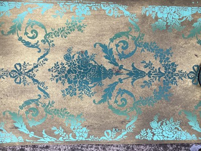 Lot 1454 - Three full rolls of Zuber & Cie wallpaper collection irisé soie reference 10540. With fourteen part rolls (17)