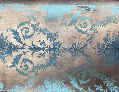 Lot 1454 - Three full rolls of Zuber & Cie wallpaper collection irisé soie reference 10540. With fourteen part rolls (17)