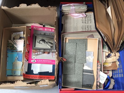 Lot 537 - Four boxes of 20th century American ephemera to include photographs, guides, tickets and sundry items.