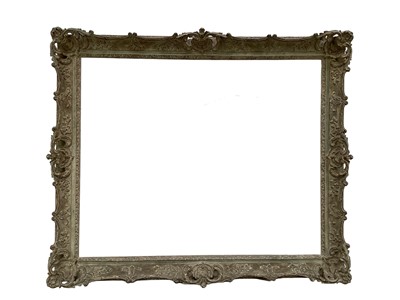 Lot 1248 - Good quality picture frame with foliate scroll mouldings, rebate 73cm x 89cm