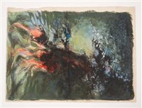 Lot 1245 - *Glyn Morgan (1926 - 2015), mixed media on...