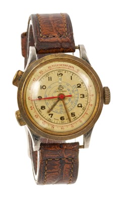 Lot 537 - Rocar calendar chronograph wristwatch