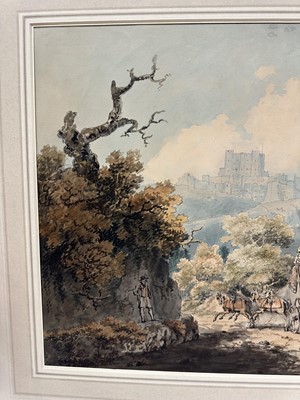 Lot 1232 - Thomas Girtin (1775-1802) watercolour - The Dover mail coach