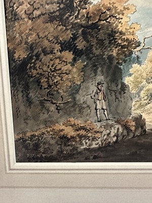 Lot 1232 - Thomas Girtin (1775-1802) watercolour - The Dover mail coach