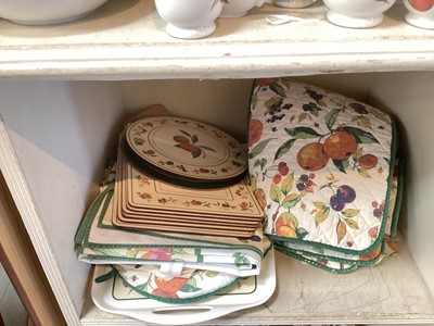 Lot 772 - Extensive service of Royal Worcester Evesham pattern tea and dinner ware, complete with matching glasses