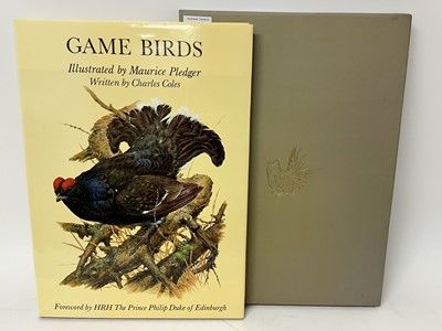 Lot 889 - Game Birds, illustrated by Maurice Pledger, written by Charles Coles, 1981, with dust over and slipcase