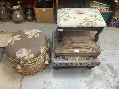 Lot 1185 - Collection of upholstered stools