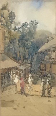 Lot 170 - Early 20th century Orientalist watercolour, signed GUY