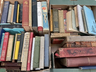 Lot 1764 - Collection of antique books (4 boxes)