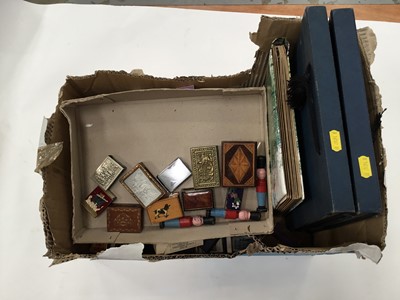 Lot 1451 - Collection of match box covers, match books and related items