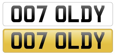 Lot 40 - Cherished registration- OO7 0LDY