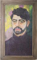 Lot 1203 - *Glyn Morgan (1926 - 2015), oil on canvas self...
