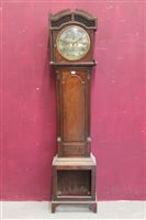 Lot 1599 - Early 19th century eight day longcase Clocksck...