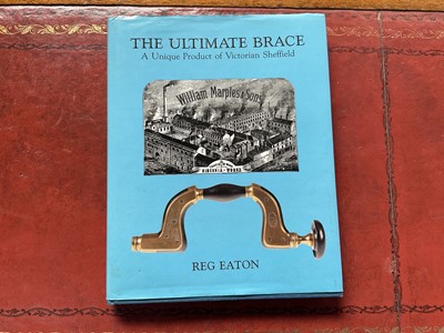 Lot 2403 - Rare Victorian brass mounted ebony brace by Atkinson Brothers, with unusual hollow brass handle, as opposed to an ebony handle. It is believed to be an almost unique feature of this brace, with...