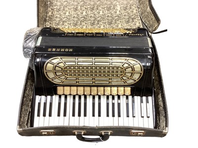 Lot 2217 - Hohner Organola I accordion in case