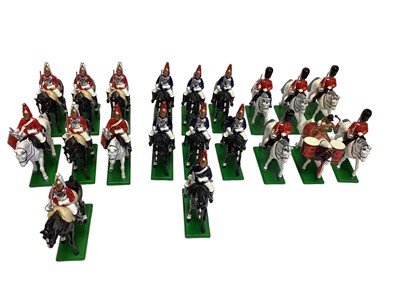 Lot 1873 - Britains selection of unboxed models, incl various regiments, Riders mounted, Bandsmen etc. (Qty)