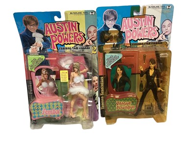 Lot 1909 - Selection of action figures including McFarlane Toys (c1999) Justin Powers, Futurama Amy & Leela, Married with Children Kelly (x2), McFarlane Toys Serie 2 Lost...