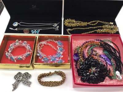 Lot 18 - Butler & Wilson jewellery and a small group of Swavorski crystal jewellery