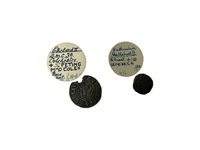 Lot 452 - Saxon - Aethelred II AE Styca Moneyer Leofdegn circa 841-44 AD VF & Aethelred II Spink ref: 865 silver penny crux type..