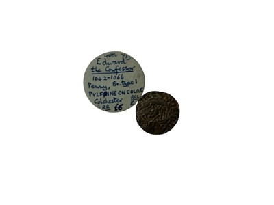 Lot 455 - Saxon - Cnut silver short cross Penny R/ Pvlpine On Col (Mint of Colchester) circa 1029-36 AD (N.B. Obv: Weakness & slight crease to flan) otherwise GF ..