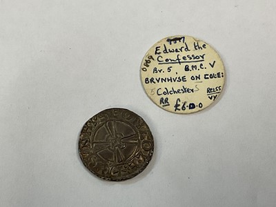 Lot 457 - Saxon - Edward The Confessor expanding cross silver Penny (N.B. Heavy issue Wt. 1.70 gms) R/ Brvnhvse On Cole (Mint of Colchester) 1050-53 AD Rare EF (Spink ref: 1177) (1 coin)