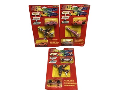 Lot 1922 - Matchbox (c1989) Super Color Changers No.SC350, Skybusters No.SB-150, Commando Dagger Force No.CF-300 & Connectables No.CN 650 (6)