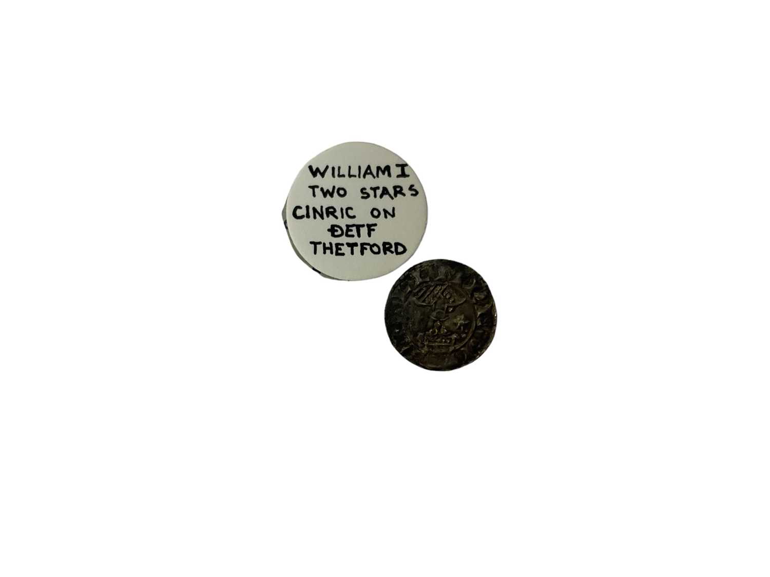 Lot 461 - Norman - William I two stars silver Penny R/ Cinric On Detf (Mint of Thetford) 1074-77 AD GVF-AEF Spink ref: 1254 (1 coin)