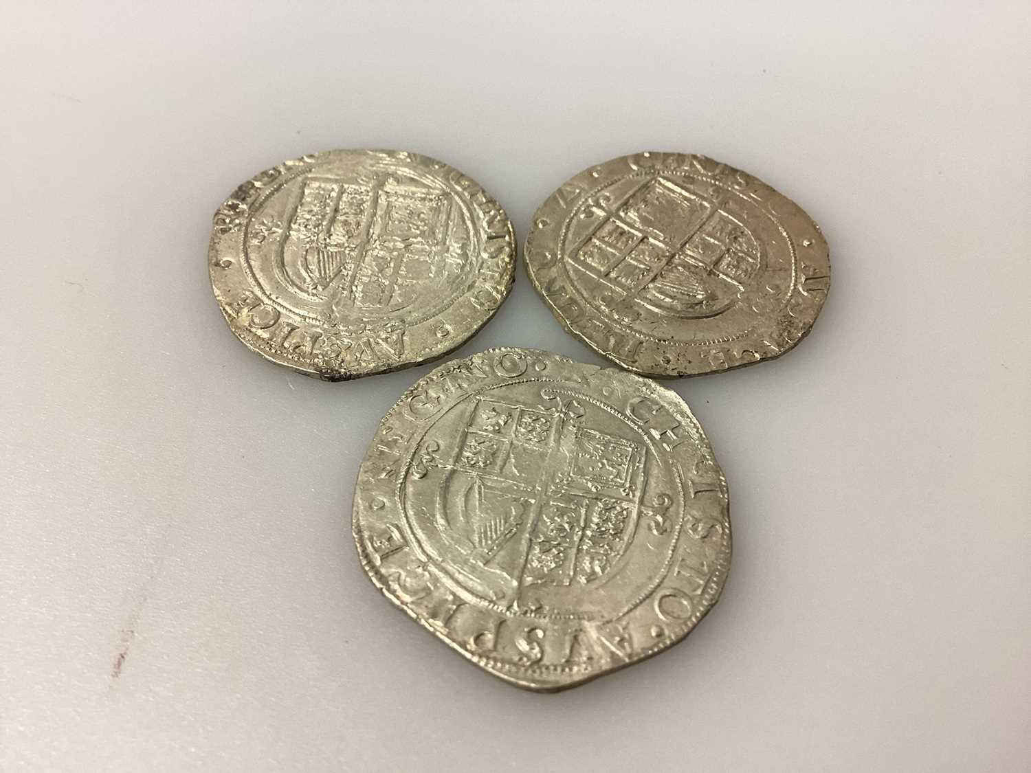 Lot 502 - G.B. - Charles I mixed silver hammered Shillings