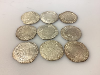 Lot 505 - G.B. - Charles I mixed silver hammered Shillings