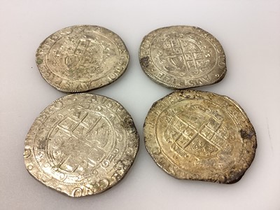 Lot 517 - G.B. - Charles I silver hammered Half Crowns