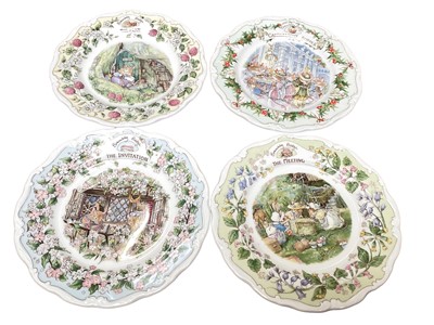 Lot 1125 - Large collection of Royal Doulton Brambly Hedge plates together with smaller items (43)