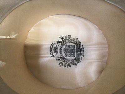 Lot 2149 - Vintage Henry Heath grey top hat in Henry Heath hat box