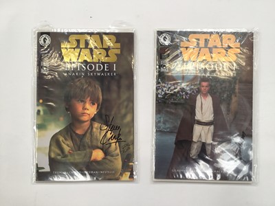 Lot 1431 - Star Wars Episode 1: two limited edition comics signed by Crespo and Shum