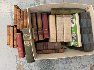 Lot 596 - Two boxes of books