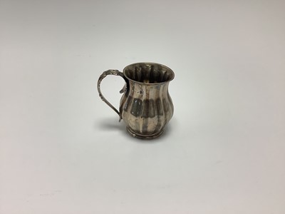 Lot 237 - Georgian silver christening mug