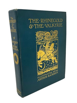 Lot 1736 - The Rhinegold and the Valkyrie, illustrated by Arthur Rackham, 1910 first edition, good clean example