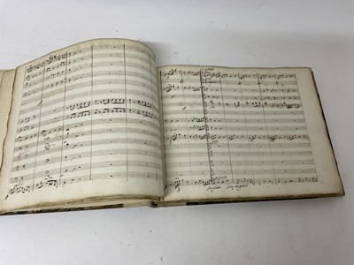 Lot 1737 - Composer Giovanni Paisiello (1740-1816) an early hand written music manuscript F122