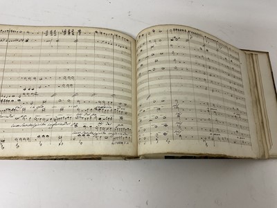 Lot 1737 - Composer Giovanni Paisiello (1740-1816) an early hand written music manuscript F122