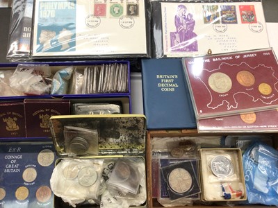 Lot 397 - First Day Covers, presentation packs and coins