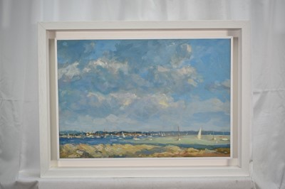 Lot 960 - James Hewitt (b.1934) oil on board - Sailing Boats, signed and dated '79, 28cm x 40cm, framed