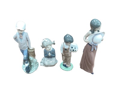 Lot 1163 - Collection of Lladro, Nao and Royal Doulton figures