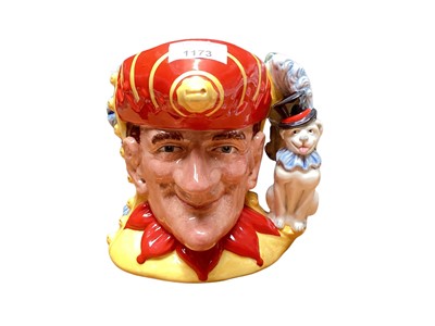 Lot 1173 - Royal Doulton limited edition two sided character jug - Punch & Judy D6946, with certificate