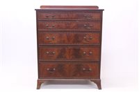 Lot 1659 - Edwardian mahogany and tulipwood crossbanded...