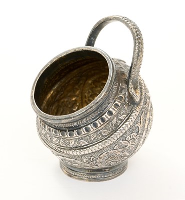 Lot 263 - Indian silver pot