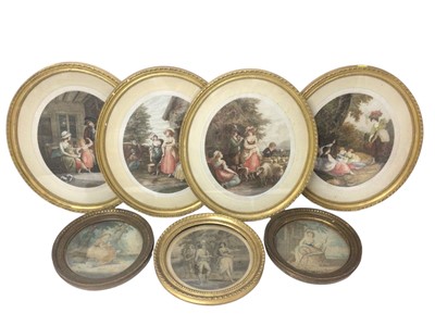 Lot 859 - Seven framed engravings