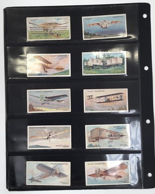 Lot 1441 - Cigarette cards selection including 1909 Lambert & Butler Wireless & Telegraphy, Churchmans Queen Mary (large card) Sunripe Wireless Telephony, Wills Aviation etc, plus a collection of f...