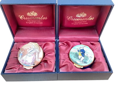 Lot 67 - Collection of six Crummles limited edition Alice in Wonderland boxes
