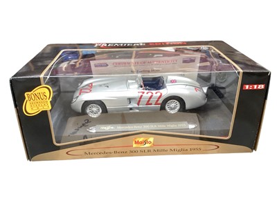 Lot 1963 - Maisto Sir Stirling Moss signed Mercedes in original box